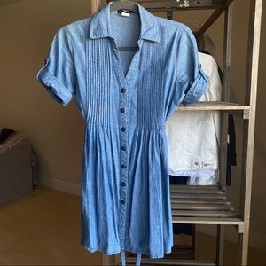 Hot & Delicious denim button-down dress/shirt
